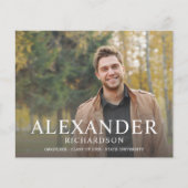 ビッグネームモダン写真卒業のお知らせ チラシ (正面)