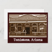 ビッグノーズケイトのサロオントンムストーンアリゾナはがき ポストカード (正面/裏面)