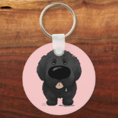 ビッグノーズ・ニューファンドランド キーホルダー (正面)