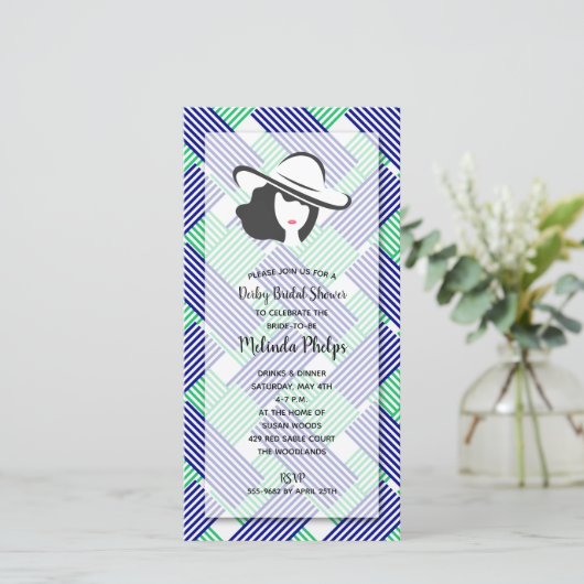 ビッグハットダービーブライダルシャワー招待状 (スタンド正面)