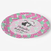 ビッグハットダービーブライダルシャワー ペーパープレート (アングル)