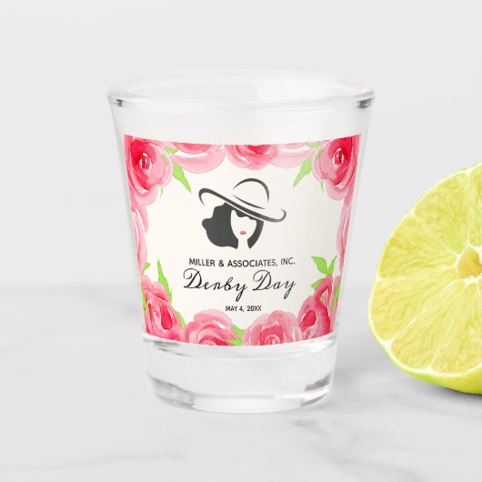 ビッグハットレディとバラダービーデイの好意 ショットグラス (正面)