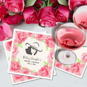 ビッグハットレディバラダービーブライダルシャワー スタンダードカクテルナプキン