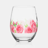 ビッグハットレディバラブライダルシャワー ステムなしワイングラス (右)