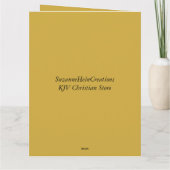 ビッグハッピーアニバーサリーイエローフローラ聖なる書物、 経典 カード (裏面)