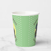 ビッグハッピーゴリラ漫画イラストレーション 紙コップ (左)