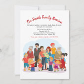 ビッグハッピーファミリー懇親会招待状 招待状 (正面)