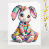 ビッグハニーバニー - 後ろを見ろ！ カード (黄色い花)