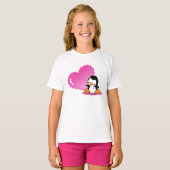 ビッグハートガールズリンガーTシャツ Tシャツ (正面フル)