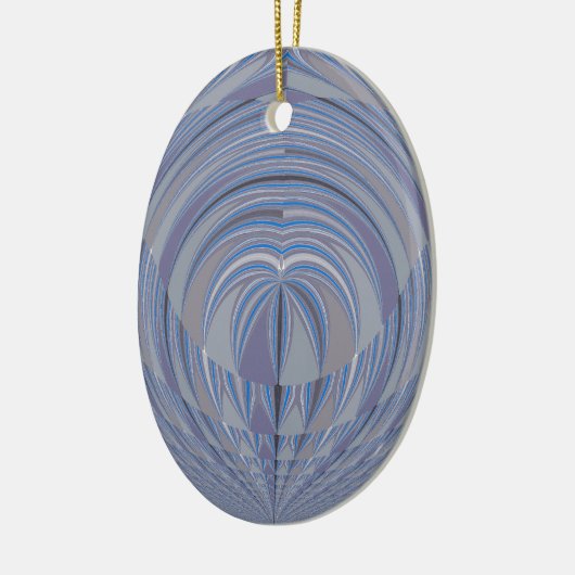 ビッグハートシームレスデザイン セラミックオーナメント (左)