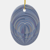 ビッグハートシームレスデザイン セラミックオーナメント (正面)