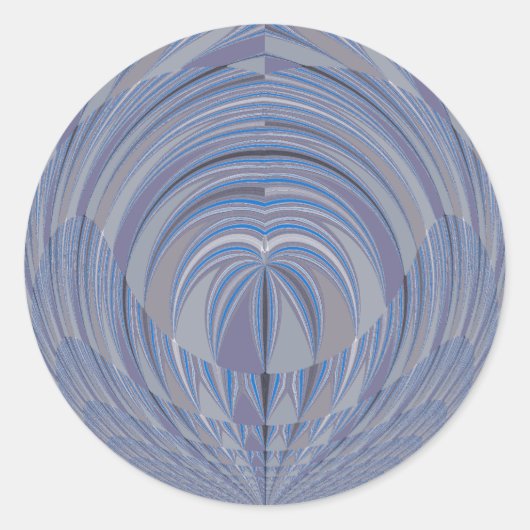 ビッグハートシームレスデザイン ラウンドシール (正面)