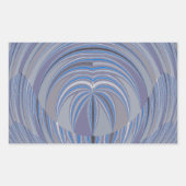 ビッグハートシームレスデザイン 長方形シール (正面)