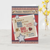 ビッグハートファーザー・デイ・カード カード (黄色い花)