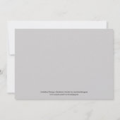 ビッグハート婚約ディナーパーティの招待状 招待状 (裏面)