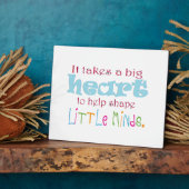 ビッグハート：カウンセラー：メンター：先生 フォトプラーク (側面)