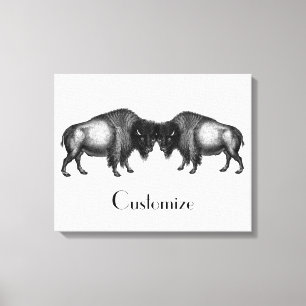 ビッグバイソンバッファローサンダー_コーブ キャンバスプリント