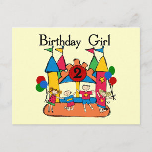 ビッグバウンスガール2nd誕生日Tシャツ&ギフト ポストカード