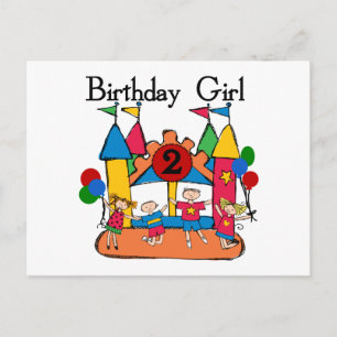 ビッグバウンスガール2nd誕生日Tシャツ&ギフト ポストカード