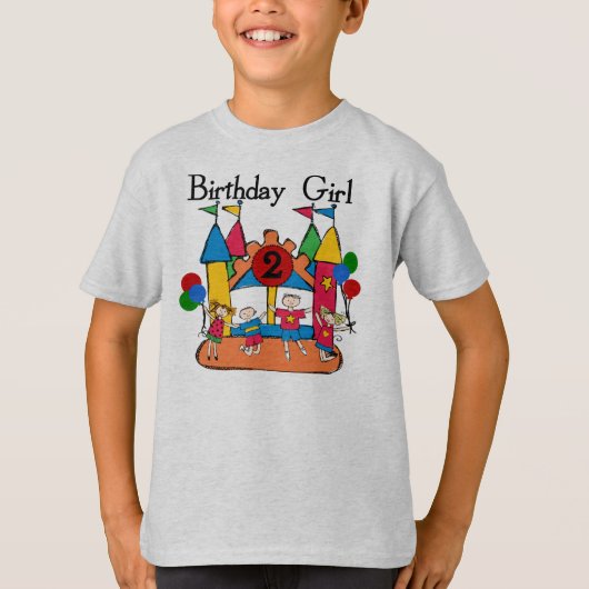 ビッグバウンスガール2nd誕生日Tシャツ&ギフト Tシャツ (正面)