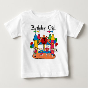 ビッグバウンスガール3rd誕生日Tシャツとギフト ベビーTシャツ