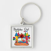ビッグバウンスガール4th誕生日Tシャツ&ギフト キーホルダー (正面)
