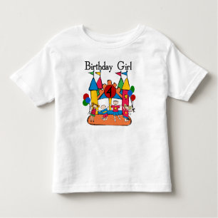 ビッグバウンスガール4th誕生日Tシャツ&ギフト トドラーTシャツ