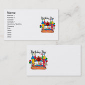 ビッグバウンスボーイ3rd誕生日Tシャツとギフト 名刺 (正面/裏面)