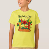 ビッグバウンスボーイ4th誕生日Tシャツとギフト Tシャツ (正面)