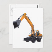 ビッグバガー掘削機 ポストカード (正面/裏面)