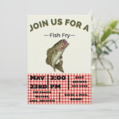 ビッグバスフィッシュフライ招待状 招待状 (スタンド正面)