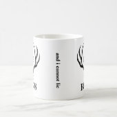 ビッグバックおもしろい狩りコーヒーマグ コーヒーマグカップ (中央)