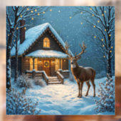 ビッグバックの雪のクリスマス訪問 ウィンドウサイン (シート2)