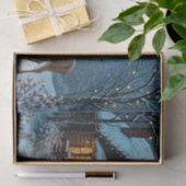 ビッグバックの雪のクリスマス訪問 薄葉紙 (ギフト)