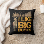 ビッグバックスビッグアントラー狩り鹿狩りが好き クッション (ブランケット)
