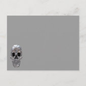 ビッグバッシュスカルハロウィーン招待状 インビテーションポストカード (裏面)