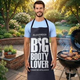 ビッグバット好きの面白いメンズエプロン エプロン