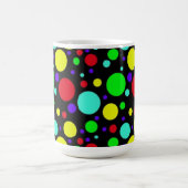 ビッグバブルブラックマグカップ(11oz、15oz) コーヒーマグカップ (中央)