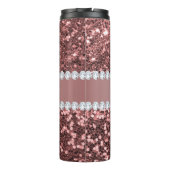 ビッグバラ金ゴールドフェイクグリッターとダイヤモンド タンブラー (裏面)