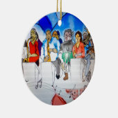 ビッグバンド音楽 セラミックオーナメント (右)