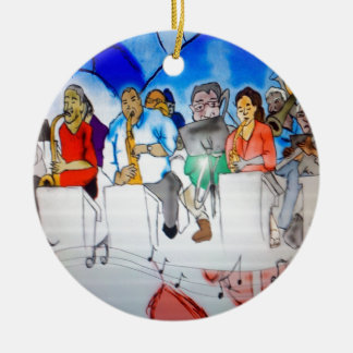 ビッグバンド音楽 セラミックオーナメント