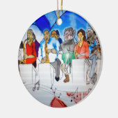 ビッグバンド音楽 セラミックオーナメント (左)