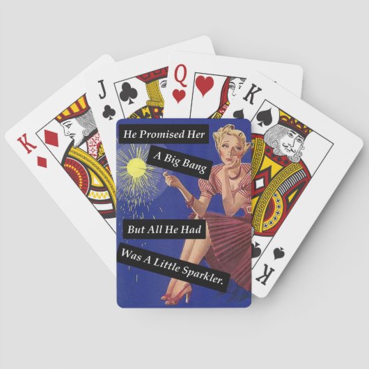 ビッグバンファイヤーワークス ヴィンテージ ユニーク ガール トランプ (裏面)