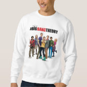 ビッグバン理論キャラクター スウェットシャツ (正面)