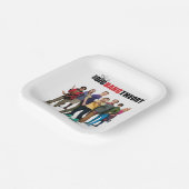 ビッグバン理論キャラクター ペーパープレート (傾斜あり)