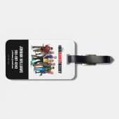 ビッグバン理論キャラクター ラゲッジタグ (裏面横)