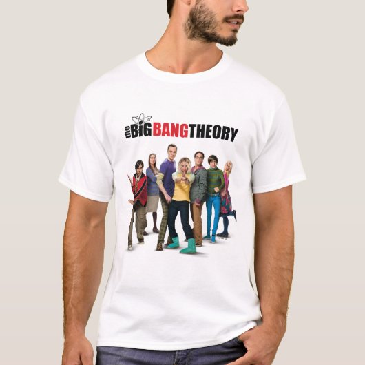 ビッグバン理論キャラクター Tシャツ (正面)
