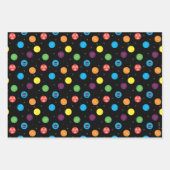 ビッグバン理論ブラックパターン ラッピングペーパーシート (正面2)