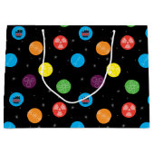 ビッグバン理論ブラックパターン ラージペーパーバッグ (正面)