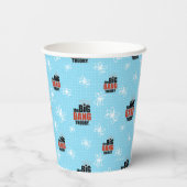 ビッグバン理論ブルーパターン 紙コップ (裏面)